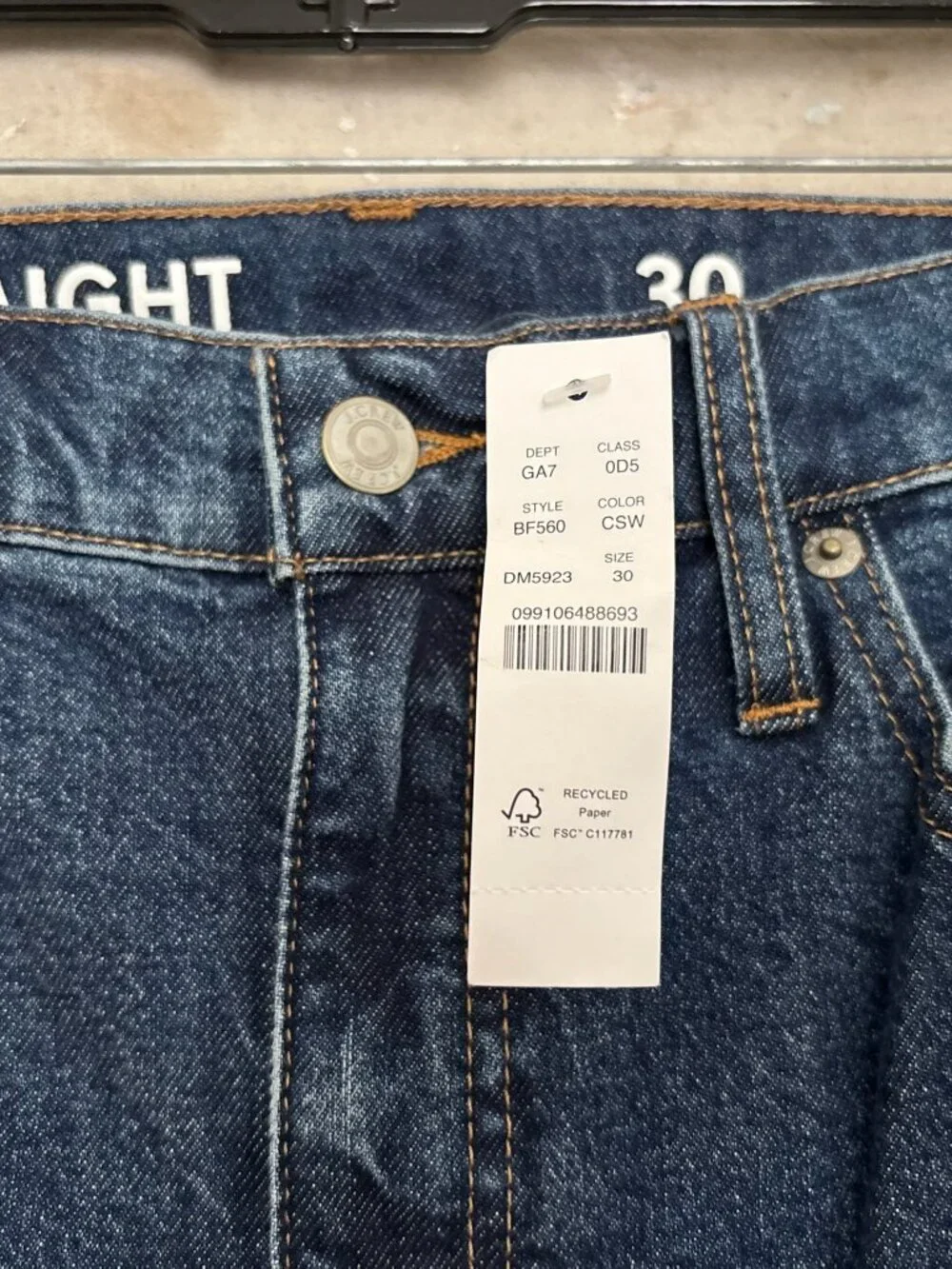 J Crew High Rise '90s Classic Straight Fit Jean in Cooper Square Wash